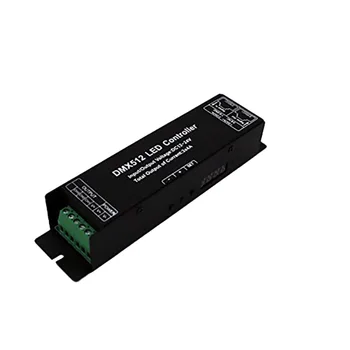 

Dmx Led Controller With Display Digital Tube Dmx512 Decoder Driver Dimmer Dc 12 24V 3X4A For Rgb Led Strip Lights (3 Channel)