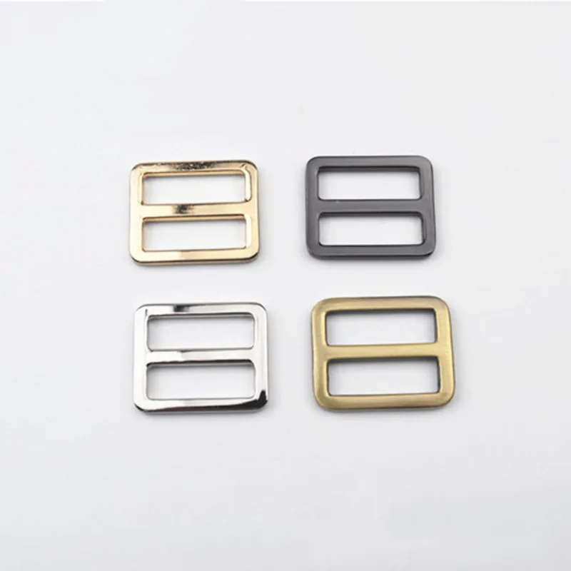 5pcs 25mm Metal Rectangle Ring Buckle Loops Webbing Leather Craft Bag Strap Adjust Tri-glide Pin Slider Loop |