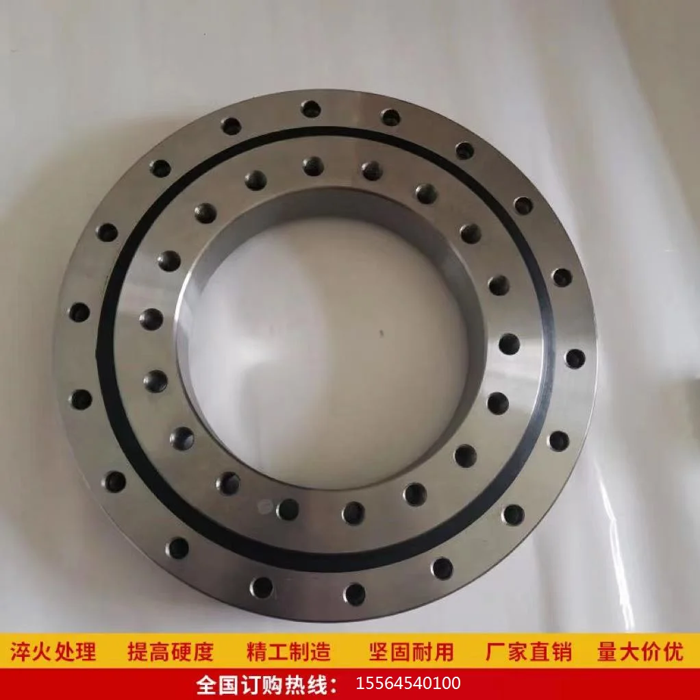 Toothless slewing bearing slewing bearing environmental equipment support bearing wheel bearing rotating mechanical arm r axis 60mm manual rotating platform sliding stage precision bearing linear stage load 29 4n 60mm rs60 l