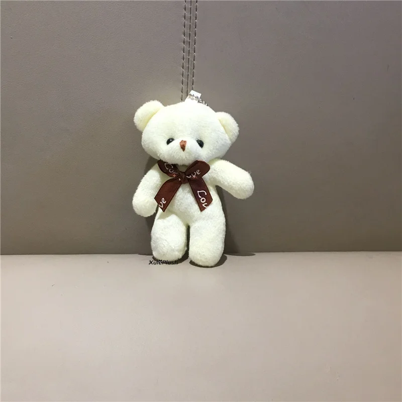 10 см набивной плюшевый мишка игрушка кукла много цветов для свадебного букета