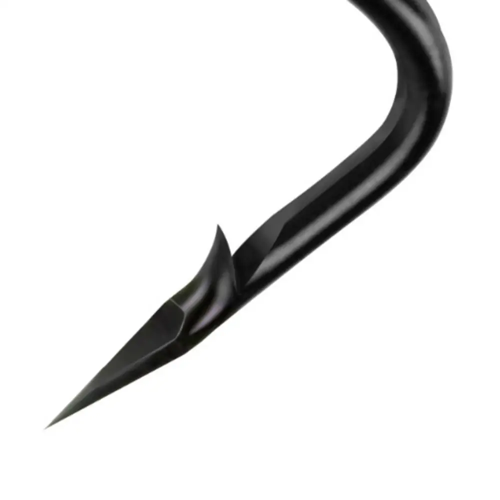 High Carbon Steel Luminous Crank Fishhooks With Barbed Single Hook Set Carp Fishing Hooks Soft Worm Fishing Accessories