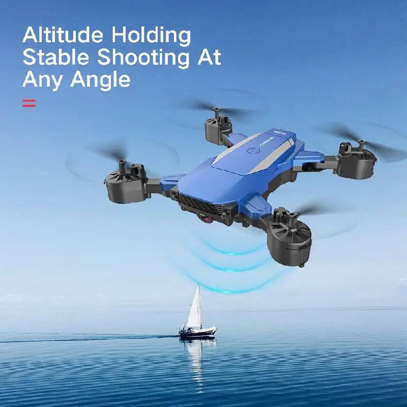 2020 New F84 RC Drone With 4k 1080P HD Camera Wifi Fpv Helicopter Blue And Black Foldable Quadcopter For Children Gift Toy