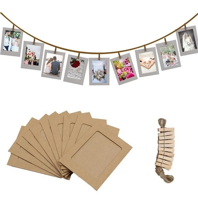 10pcs DIY Wall Photo Film Display Hanging Craft Paper Picture