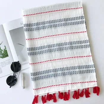 

2020 high end silk women's spring and autumn scarf summer sunscreen print shawl scarf dual purpose small fresh cotton scarf