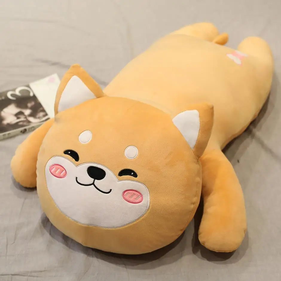 dog 1 предмет, детская одежда на рост 80, 100/120 см Мультфильм Косплей Shiba «Лисья Секретная служба»(Inu собака, коала слон, плюшевая игрушка, прекрасная маленькая белая длинная Спящая кукла подушка Мягкие плюшевые игрушки для малышей - Цвет: dog