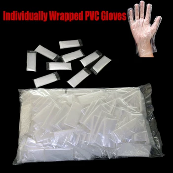 

600 Pcs Disposable Gloves Garden BBQ Plastic Gloves for Restaurant Home Service Catering Hygiene Household Gloves Drop Shipping