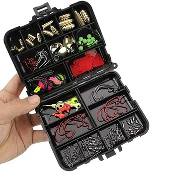 

128 Pcs Fishing Accessories Hook Swivel Weight Sinker Stopper Connectors Curling Fishing Tackles Fishing supplies