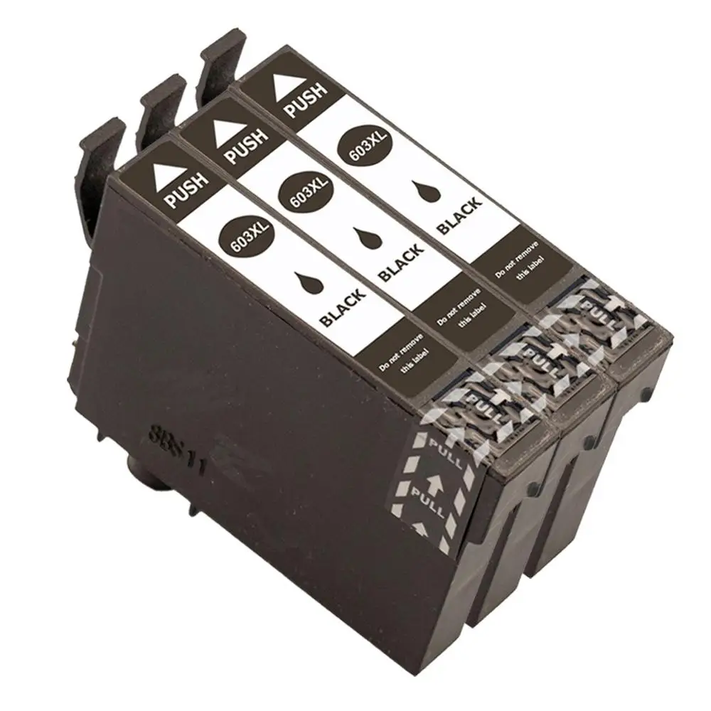 3 черный T603 603XL-совместимый картридж с чернилами для принтера Epson Expression Home XP-3100 XP-4100 XP-2100 XP-2105 XP-3105 XP-4105 принтер