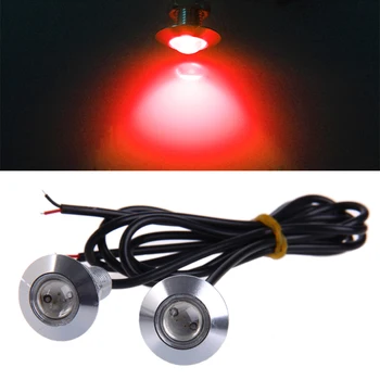 

1 Pair DC 12V 23mm Eagle Eye LED Daytime Running DRL Light Car Auto Lamp Red