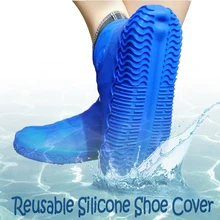 1 Pair Reusable Silicone Shoe Camping Covers S/M/L Rubber Cover Waterproof Slip-resistant Shoes Overshoes Rain Outdoor Boot Rain