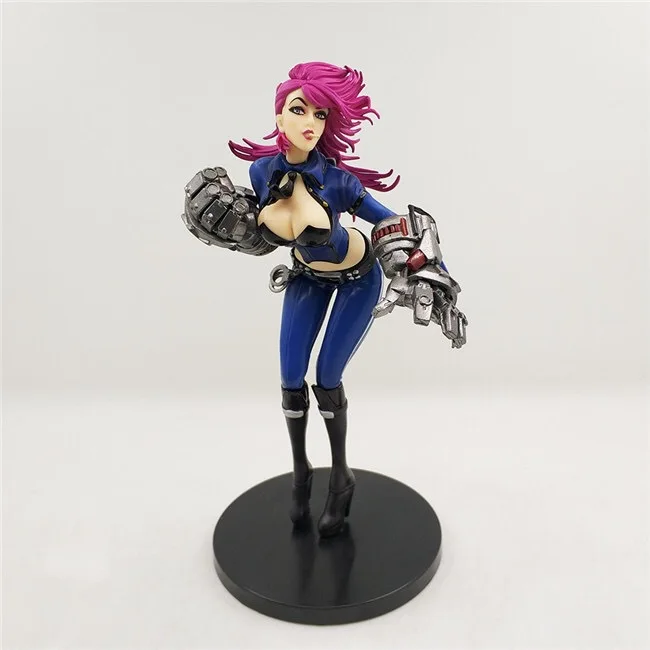 

Anime Peripheral League of Legends LOL Female Police Officers Wei Leather City Magistrate Boxed Garage Kit Model Decoration