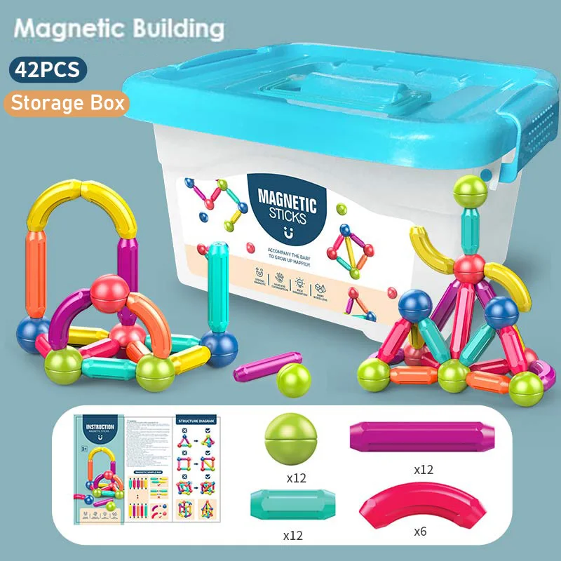 Baby Building Blocks Balls Constructor Sticks Blocks