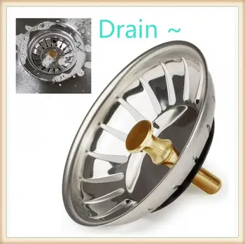 

Stainless Steel Sink Filter Kitchen Sink Funnel Shower Floor Drain Hair Anti-clog Waste Filter Bathroom Accessories Floor Drain