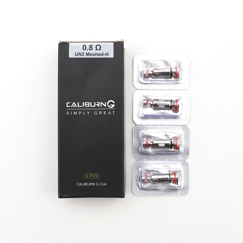 Caliburn G-Cabezal de bobina de malla, 0,8 ohm, UN2, para calibrburn G Pod /KOKO Prime Vaper electrónico
