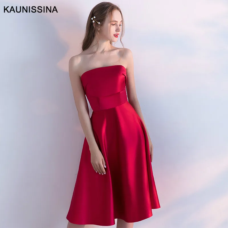 KAUNISSINA сексуальные коктейльные платья с открытыми плечами, свадебные банкетные вечерние платья с открытой спиной, вечерние платья для выпускного вечера