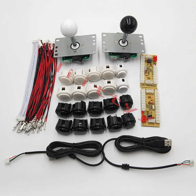 Аркадный джойстик DIY Kit с нулевой задержкой USB контроллер-кодировщик Sanwa кнопки PS3