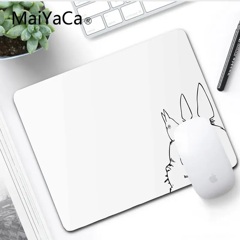 No LockEdge 20x25cm MaiYaCa Мой сосед Тоторо Комфортный коврик для мыши игровой коврик для мыши - Цвет: No LockEdge 20x25cm