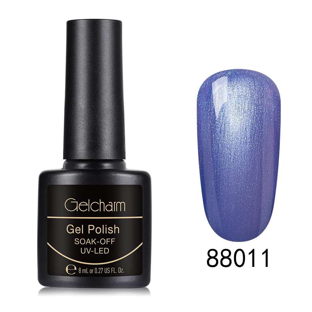 88011 Gelcharm 8 мл сменная серия Гель-лак для ногтей УФ светодиодный отмачиваемый лак для ногтей Блеск для ногтей салон маникюрный лак - Цвет: 88011