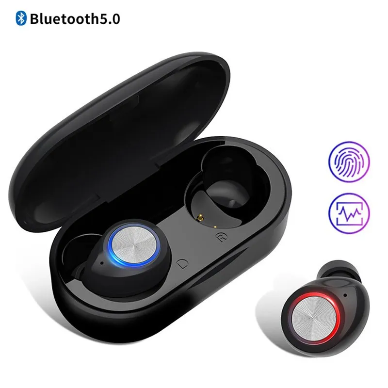 Беспроводные наушники Bluetooth 5 0 TWS Наушники Hi Fi стереогарнитура спортивные с