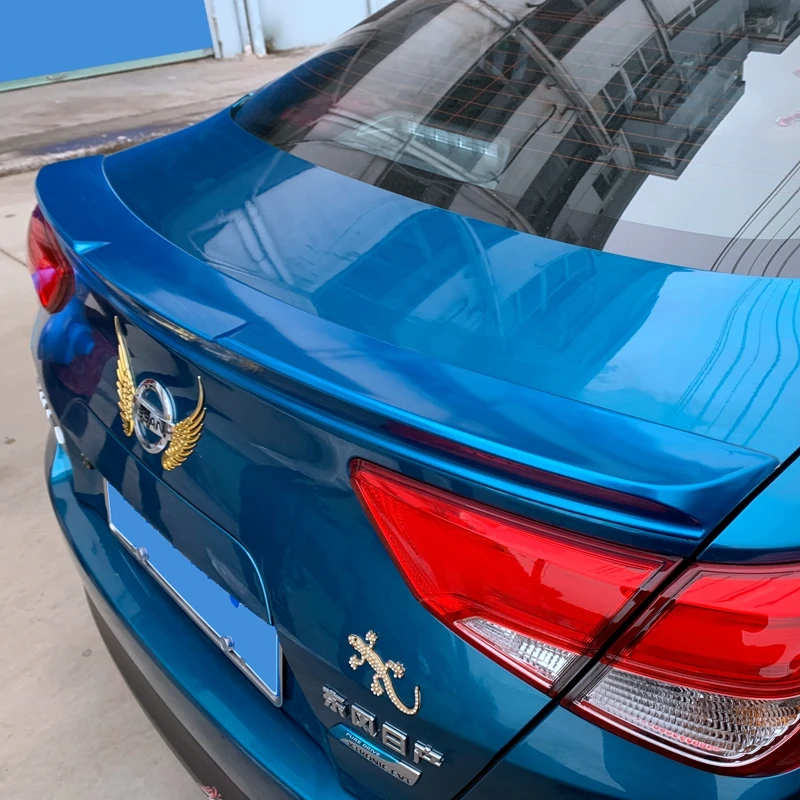 Для Nissan Bluebird LANNIA ABS праймер внешний задний спойлер задний багажник загрузки крыло украшение автомобиля Стайлинг