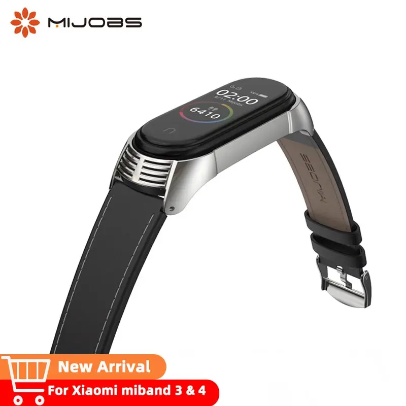 Смарт-часы 4 браслета mi band 3 Замена ремешка на запястье кожаный ...