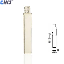 CHKJ 10 шт. NO.31 HU66 Ключ лезвие HAA флип дистанционного ключа автомобиля подходит для VW PASSAT BORA для сиденья для SKODA ключ лезвия 31