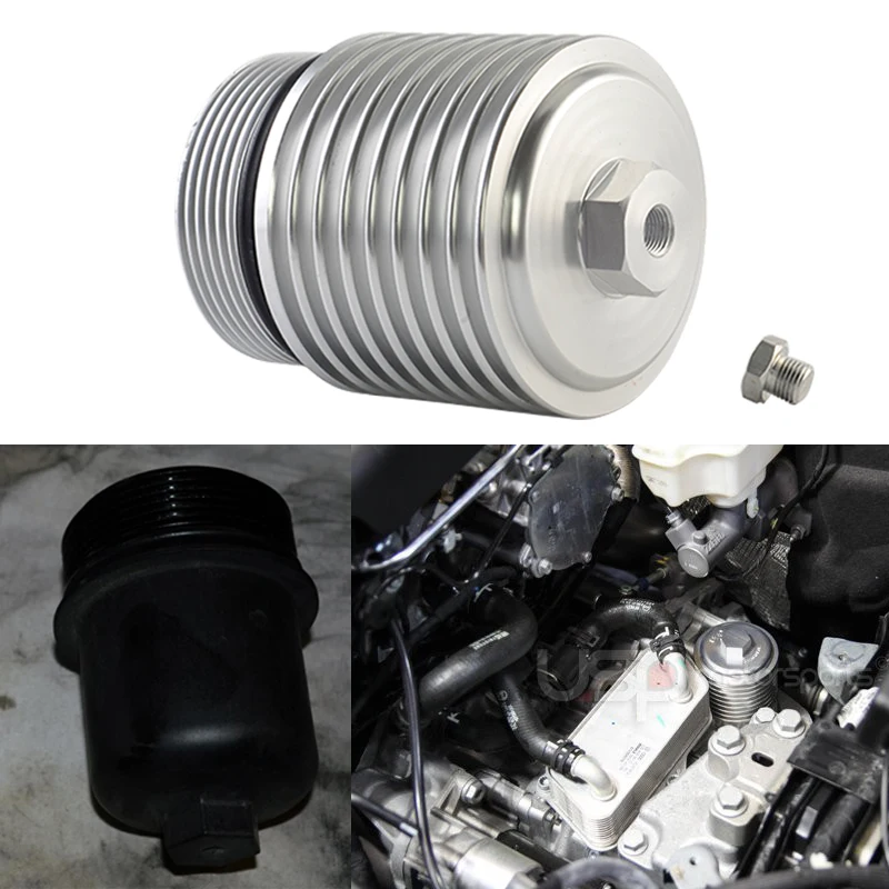 VAG DSG DQ250 gearbox Billet oil filter Housing upgrade heat sink for vw SEAT SKODA audi 2.0 Liter TFSI (EA113 EA888) Motor car oil filter