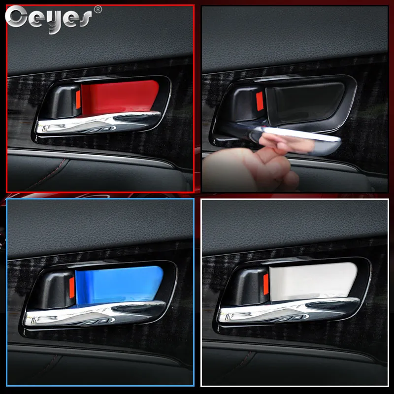 Stainless Steel Auto Inner Door Bowl Car Sticker For Toyota (5)