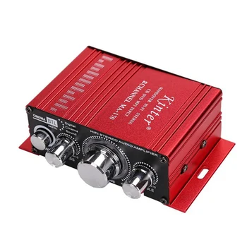 

Mini audio amplifier for speaker 2-channel MA-170 household motorcycle car amplifier stereo DC12V power