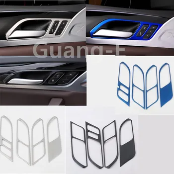 

Car Cover Sticker Trim Stainless Steel Door Inner Handle Bowl Frame 4pcs For BMW X3 XDrive 25i 28i 30i 2018 2019 2020
