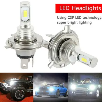

LED CSP Mini H7 LED Lamps For Cars Headlight Bulbs 9005 HB4 led 12V H8 Fog Blue Light 6000K 24V Ice H4 HB3 H11 Auto Q0Y8
