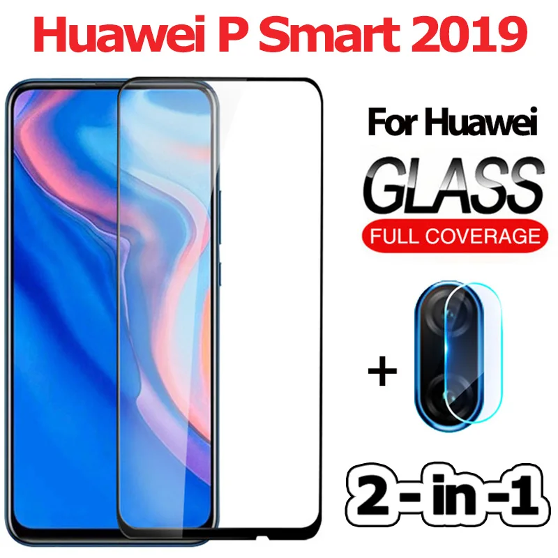 3-в-1 закаленное cтекло Huawei P Smart Z/ kамера cтекло Honor 8A cтекло Huawei P Smart /Z защитное стекло на хонор 8а стекло на хуавей п смарт /Z cтекло п смарт Z стекло Honor 8A Huawei P Smart Z/ glass - Цвет: P Smart 2019 2-in-1