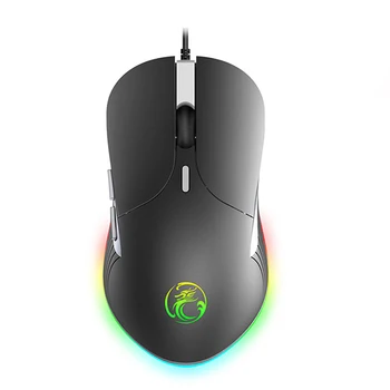 

IMICE High Configuration USB Wired Gaming Mouse Computer Gamer 6400 DPI Optical Mice for Laptop PC Game Mouse for PUBG FPS