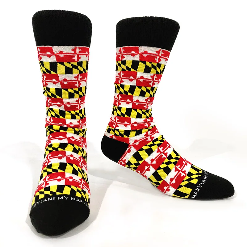 Men's Novelty Fun Graphic Cotton Socks - Unique Designs: Poker, Corgi, Frog, Burger, Piranha, Wolf, Avocado, Eagle