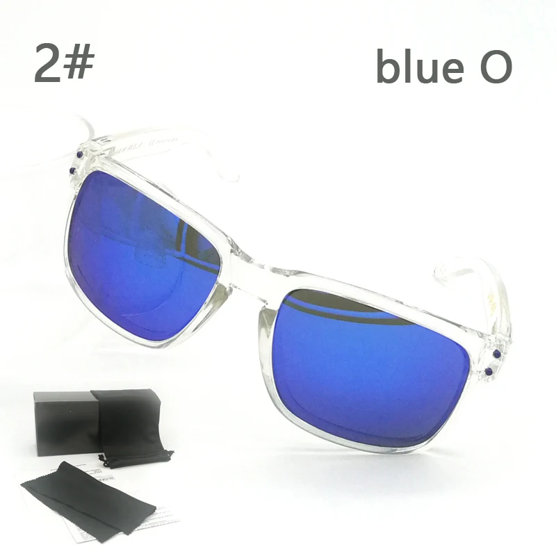 Holbrooks o, Брендовые мужские дизайнерские модные солнцезащитные очки TR90, очки, поляризационные линзы, уличные очки, uv400, с коробкой, Gafas De Sol - Цвет: holk-Clear-white