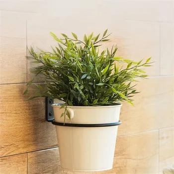 

3PCS Wall Mounted Flower Pot Trays 11cm / 15cm Folding Metal Pot Ring Holder Flower Planter Tray Stand Wall Bracket Garden Tray