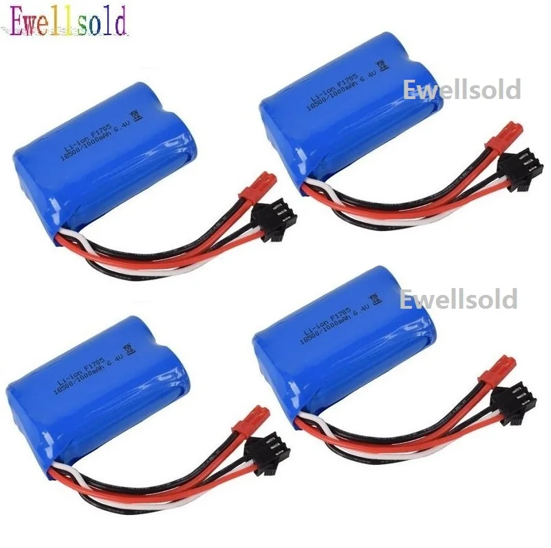 Ewellselling 1 4 шт. wltoys A303 A313 A323 A333 1/12 R/C грузовик 6 в 1000 мАч литий ионный