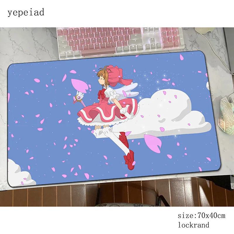 Коврик для мыши Cardcaptor Sakura модный игровой коврик 700x400x4 мм ПК компьютера |
