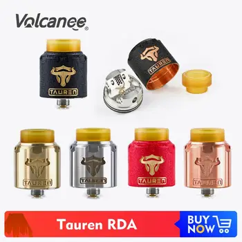 

Volcanee Tauren RDA 24mm Diameter 28 Micro Air Holes Rebuildable Drip Atomizer Fit E Cigarette Box Mod VS King RDA