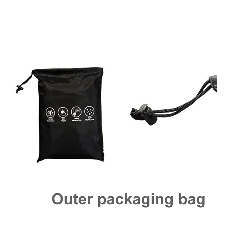 Universal All-Season Waterproof Motorcycle Cover - Outdoor UV Protector, Rain & Dustproof