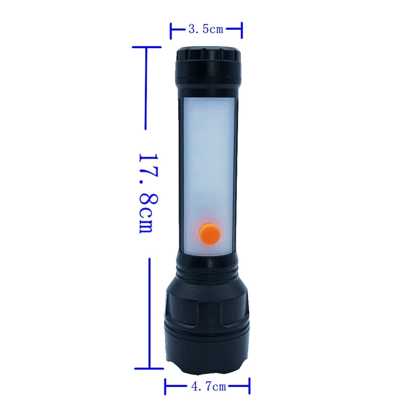 Mingray USB Перезаряжаемый 3 Вт Светодиодный светильник-вспышка с магнитом красный аварийный также светильник для обнаружения денег с фонариком для кемпинга