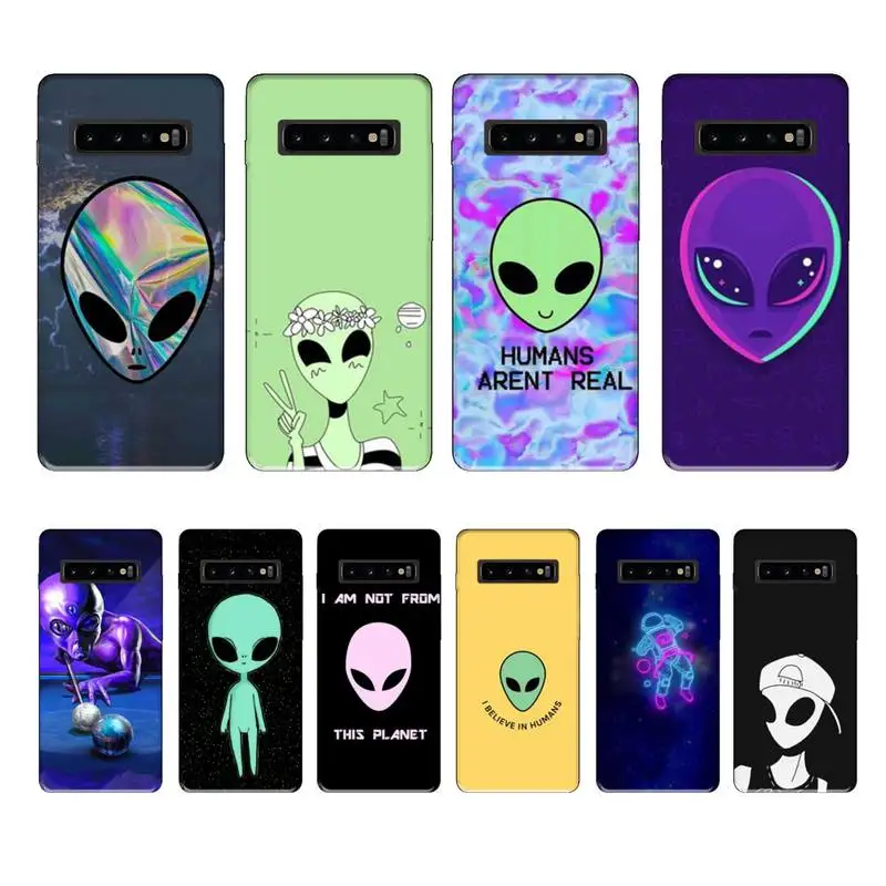 Роскошный брендовый чехол Alien Space Planet для samsung galaxy S8 S9 S10e S20 PLUS J6 J600|Чехлы-накладки| |