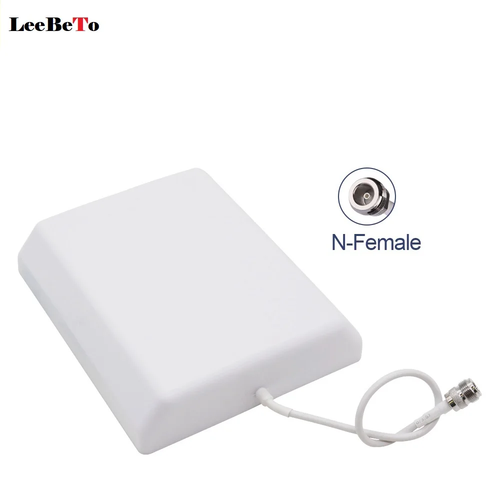 LeeBeTo LTE Internal External Panel Antenna Indoor Outdoor Antenna 800-2500MHz GSM CDMA Cell Phone Signal Booster Repeater
