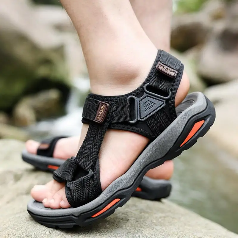 New Summer Sandals Men Shoes Flat Holiday Shoes Men Beach Sandals