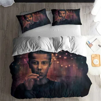 

HELENGILI 3D Bedding Set Stranger Things Print Duvet Cover Set Bedcloth with Pillowcase Bed Set Home Textiles #GQWY-04
