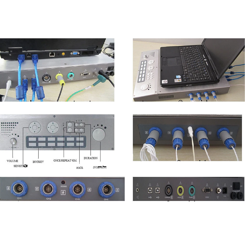 CMS6600B Portable EMG Machine Monitoring EP System PC Based 4-Channel Nerve Muscle Bioelectricity E