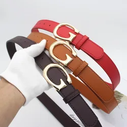 High Quality Belt For Women Luxury Brand Waist Strap Designer G Buckle Female Waistband For Jeans Fashion Waist Accessories
