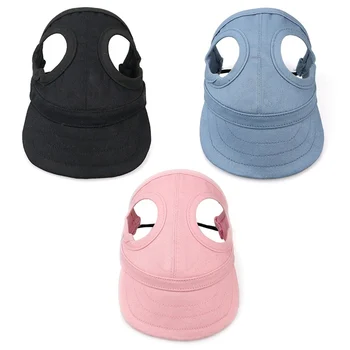 

Pet Cat Dog Hats Outdoor Sunbonnet For Cat Dog Birthday Gifts Puppy Cat Mini Solid Cap Baseball Cap Costume Accessories