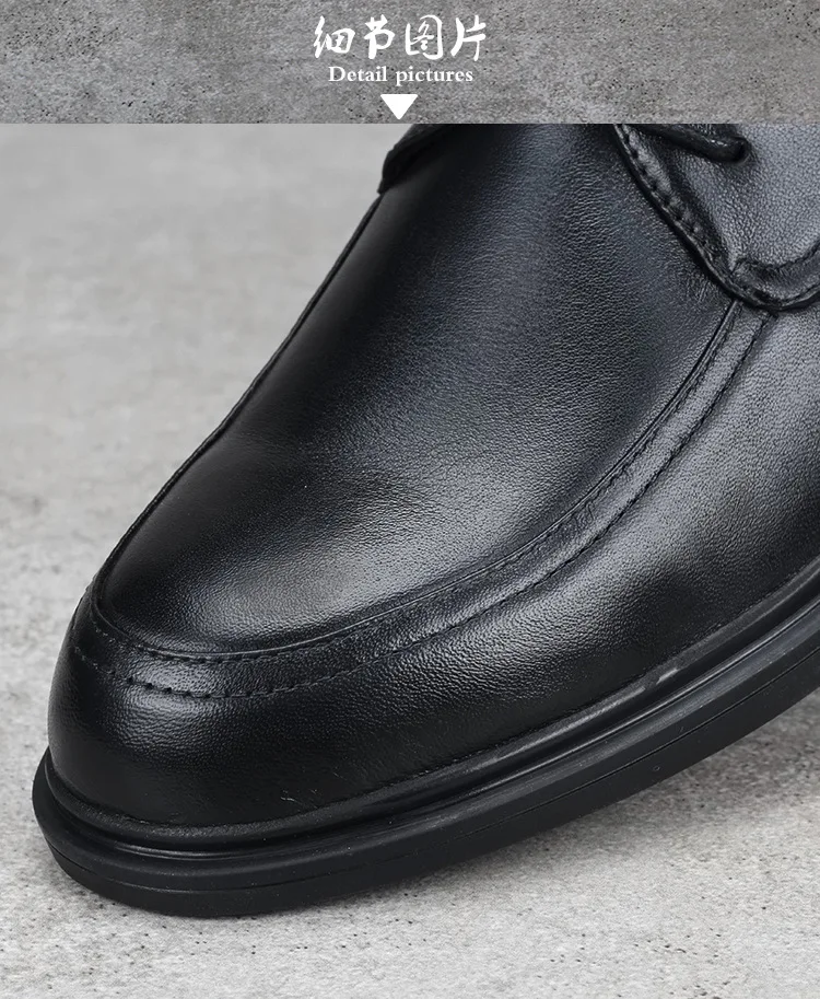 Мужская деловая модельная обувь на шнуровке из высококачественной натуральной кожи; Мужская официальная модельная обувь; сезон осень-зима; универсальная обувь из воловьей кожи в британском ретро-стиле