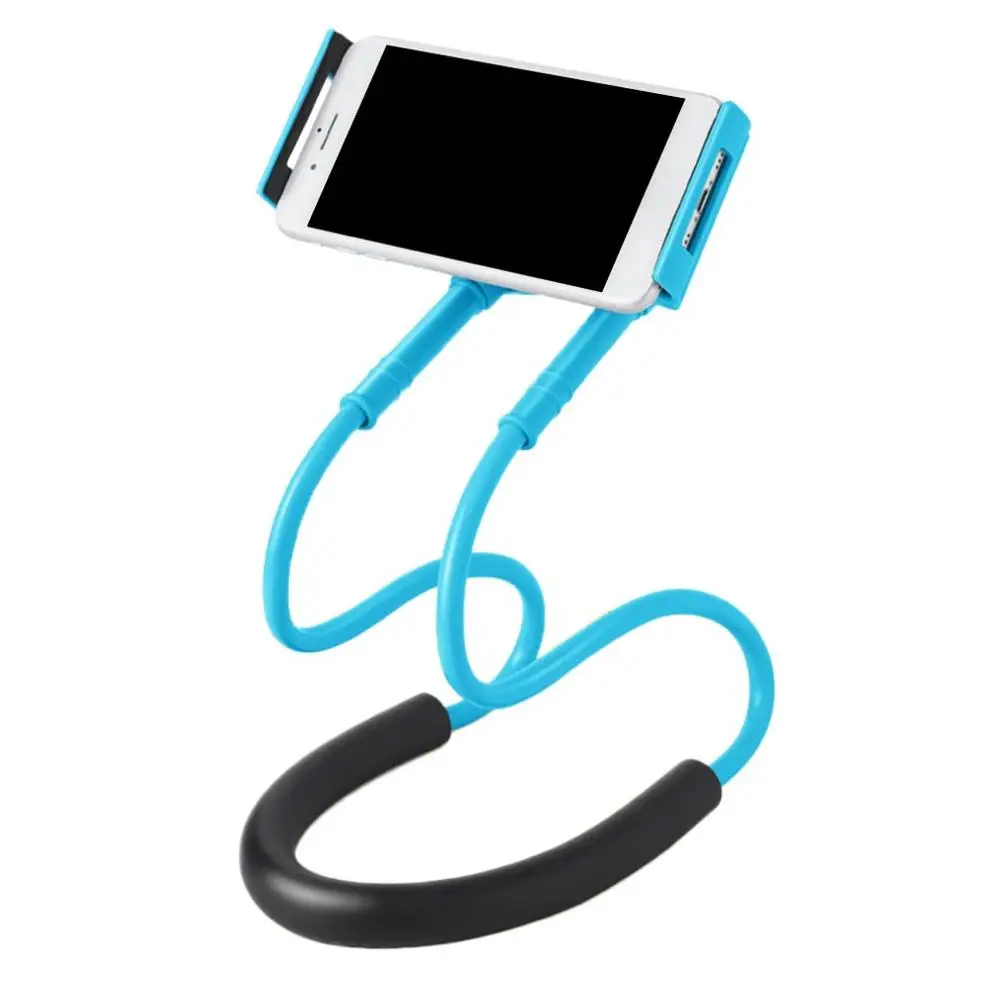 Универсальный держатель для мобильного телефона с подвеской на шею, вращающаяся подставка для мобильного телефона, ожерелье, держатель для мобильного телефона